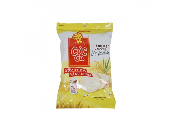 BÁNH GẠO CÚC CU VỊ TỰ NHIÊN 130G